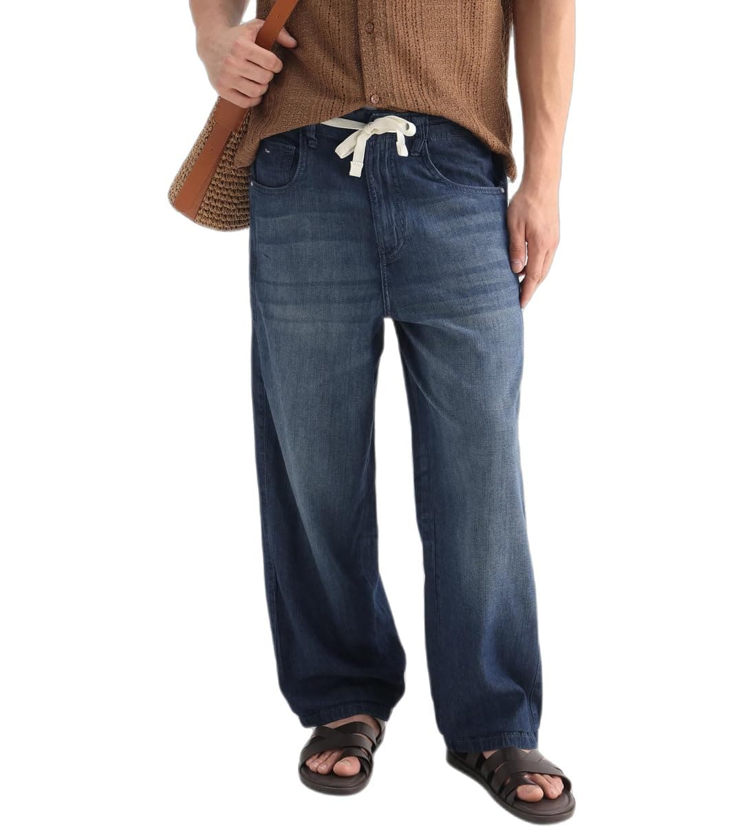 Rare Rabbit Baggy Plain Jeans