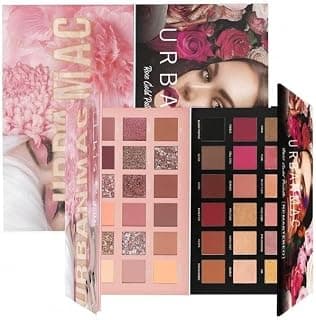 Nude and Rose Gold Eyeshadow Palette Combo, Shimmery Finish