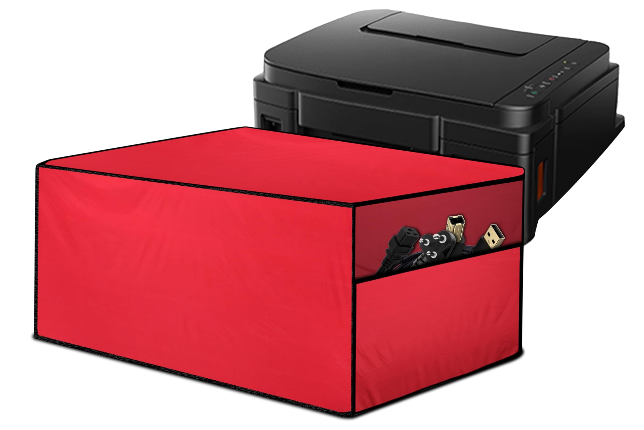 Stylista Waterprood and Dustproof Printer Cover Suitable for Canon PIXMA MegaTank G4780, Red, Polyester