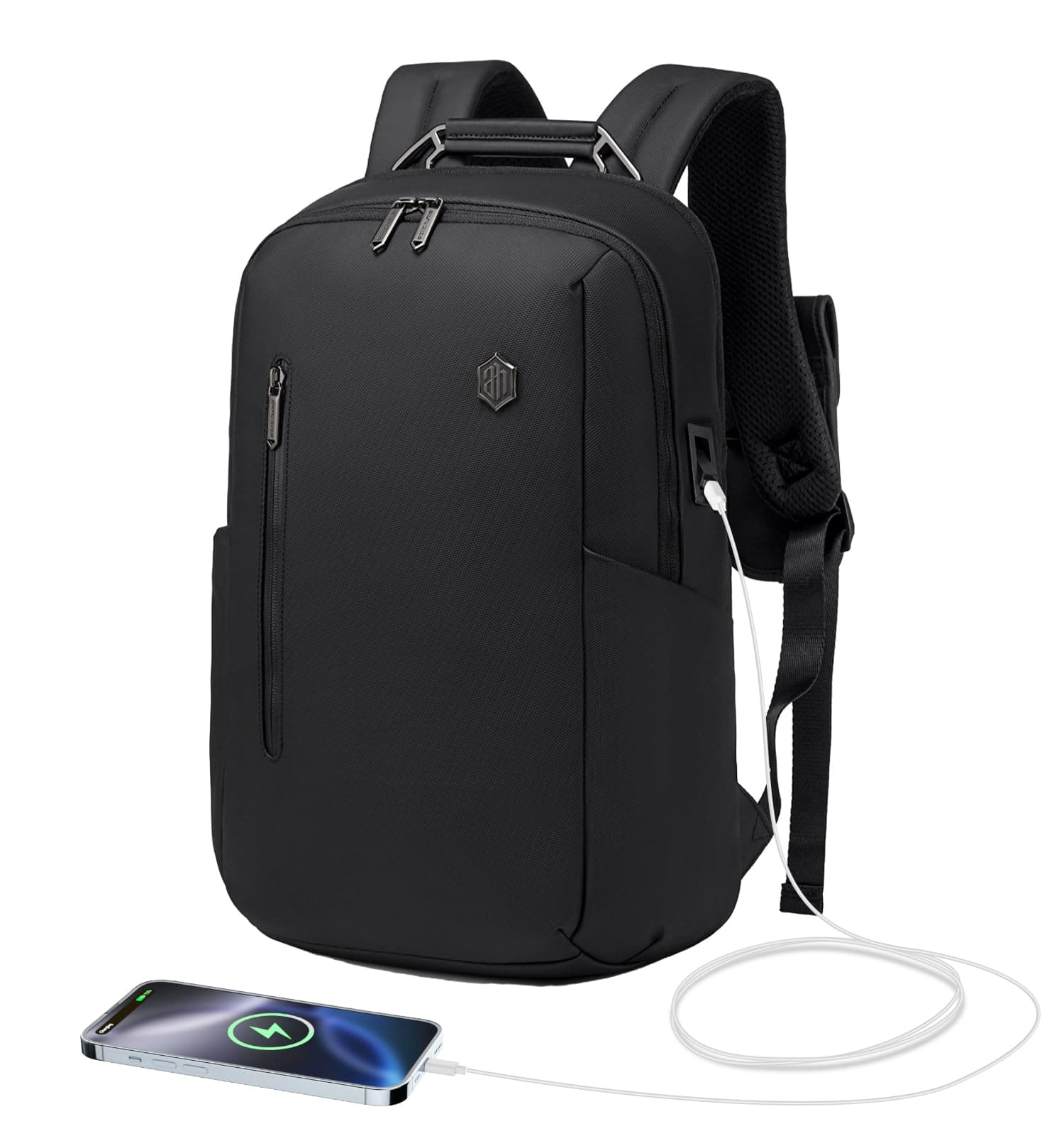 Arctic Hunter 20L Lightweight Office Laptop Backpack for Men, 15.6" Shock-Proof Business Bag with USB & Type-C Charging Ports For Commute
