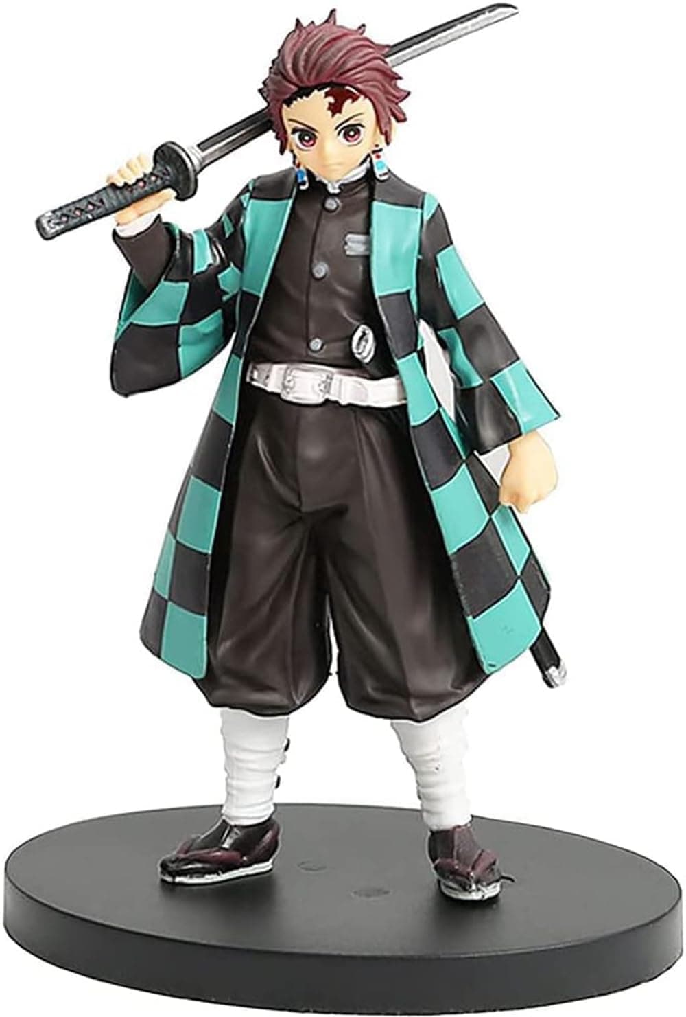 Vaoza Anime Cartoon Character Q Posket Action Figure | Limited Edition | Attractive Lightweight Durable Toy Figures for Home Decors Office Desk and Study Table (Tanjiro 16Cm)
