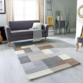 Carpet for Living Room 6x9 feet Thick Carpet Handmade New Zeland Wool Anti-Skid Rectangular Carpet & Rugs for Bedroom & Hall