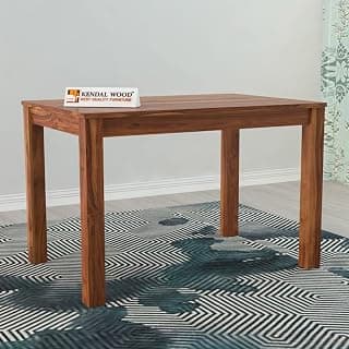 KENDALWOOD Furniture Sheesham Wood Dining Table (45x30 inch) | Multi-Purpose uses Home and Office Desk | 1 Year Warranty | Wooden 4 Seater Dining Table | (Honey Finish) -DIY(Do-It-Yourself)