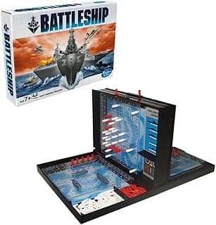 Hasbro Gaming Battleship Board Game, Classic Strategy Play for Kids and Adults, for Boys & Girls Ages 7 and Up, for 2 Players, Birthday Gift for Kids