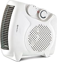 Bajaj Majesty RX10 Room Heater For Home | 2 Heat Settings 1000W/2000 Watts | Triple Safety Assurance | Adjustable Thermostat | Two Way Installation | Heat Convector Room Heater | 2-Yr Warranty 【White】