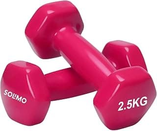 Amazon Brand - Solimo Vinyl Dumbbell