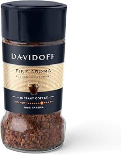 Davidoff Coffee Fine Aroma, 45g | 100% Arabica Beans | 7/12 Intensity | Granules, Glass Bottle | 45g
