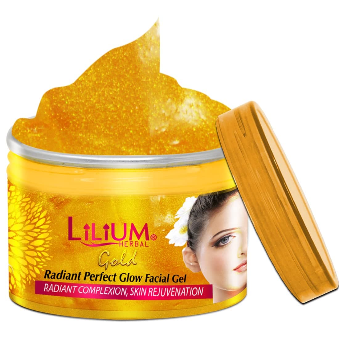 Lilium Skin Rejuventation Perfect Glow Gold Facial Gel, 250gm