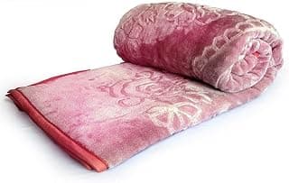 Floral Single Mink Blanket for Heavy Winters (Design and Colour as Per Stock) Random Design and Colour Will Be Deliver- 60 x 90 inches