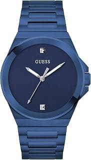 GUESS Stainless Steel Analog Blue Dial & Band Men's Watch-Gw0833G1
