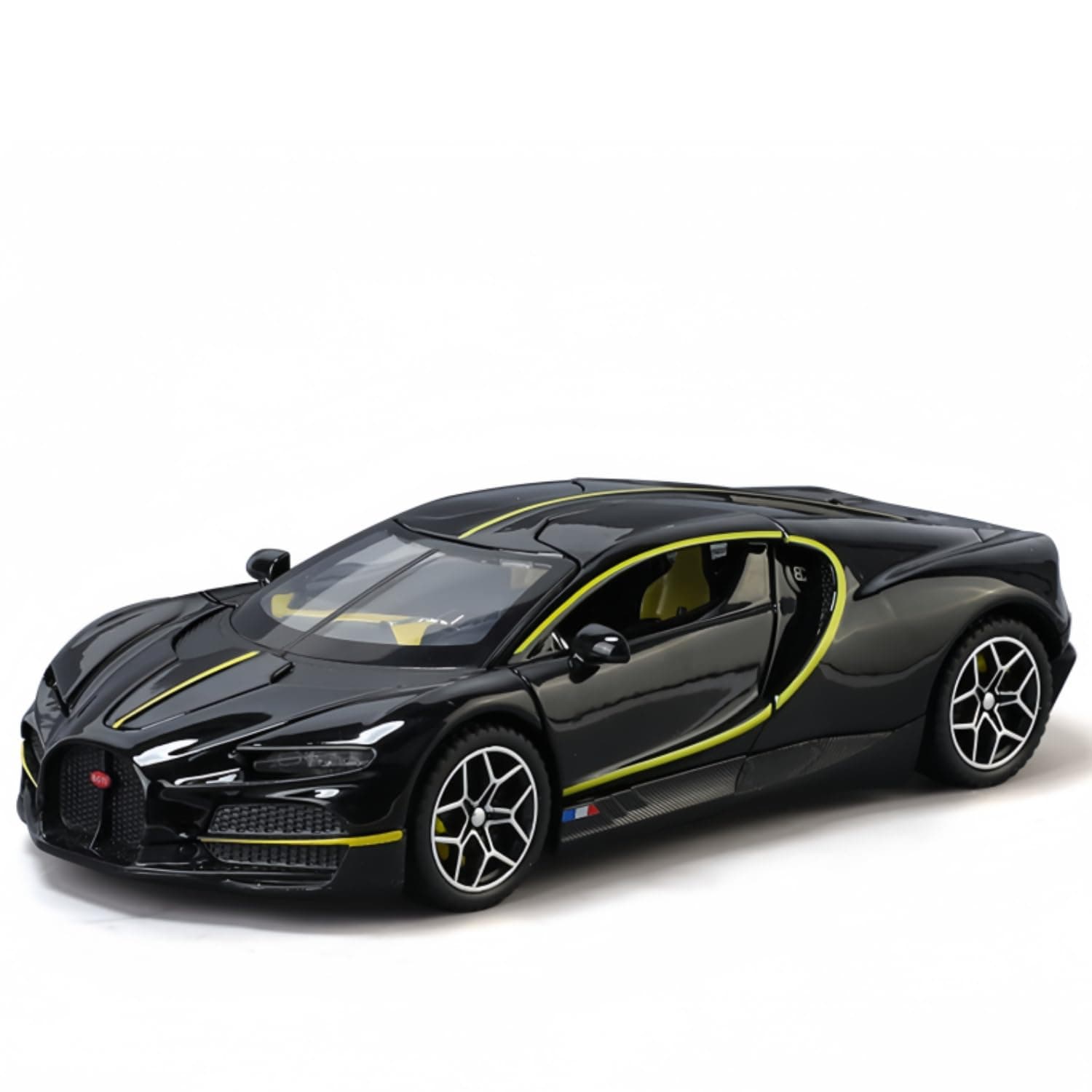 Mashes Metal Diecast Bugatti Tourbillon Car Model 1:32 Scale Pull Back Toy Car with Light & Sound Premium Sports Car Model for Kids & Collectors [Color As Per Stock]