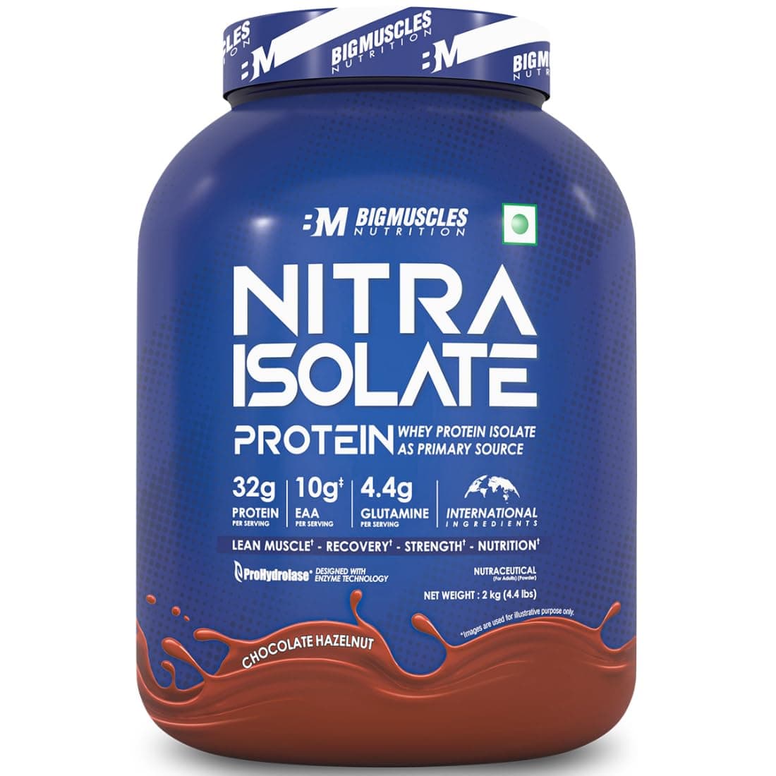 Bigmuscles Nutrition Nitra Isolate (2kg, Chocolate Hazelnut)