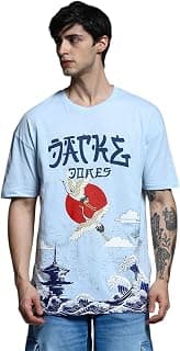 JACK & JONES Men's Cartoon Oversized Fit T-Shirt