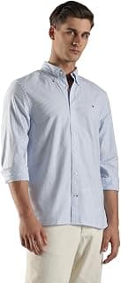 Tommy Hilfiger Men Button Down Cotton Regular Fit Shirt