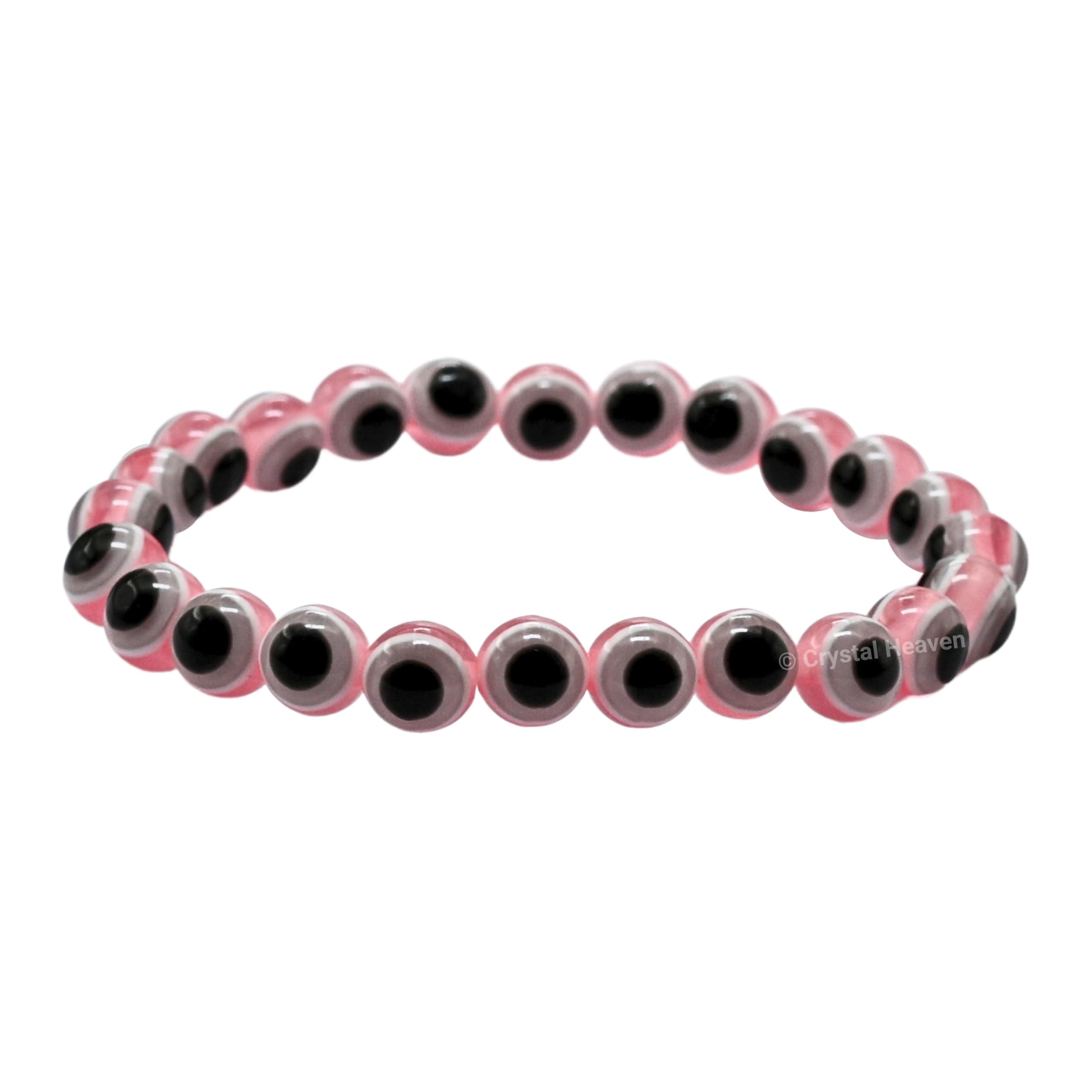 Crystal Heaven Pink Evil Eye Bracelet For Women Men | Nazariya Bracelet For Kids | Original Turkish Evil Eye Beads