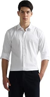 Arrow Newyork Men's Textured Manhattan Slim Fit Shirt