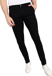 Urbano Fashion Men's Slim Fit Mid Rise Washed Jeans Stretchable