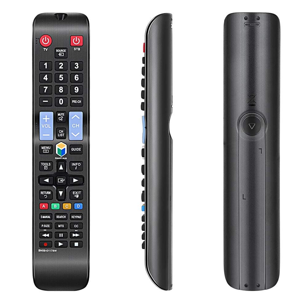 Gvirtue BN59-01178W Universal Replacement Remote Control Fit for Samsung LCD LED HDTV 3D 4K Smart TV, Sub 5 Series 6 Series Samsung TV Remote BN59-01199F BN59-01301A BN59-00852A AA59-00637A