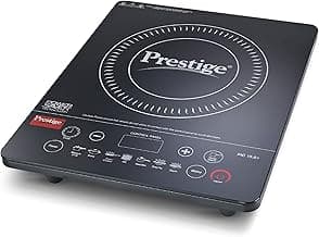 Prestige PIC 15.0 Plus 1900 Watts Induction Cooktop | 4KV Surge Protection | 7 Preset Indian Menu Options with Timer | Touch Button | Easy to Clean | Black | 1Y Warranty | BIS