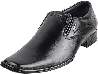 Mochi Men's Formal Faux Leather Stylish Moccasin Loafers