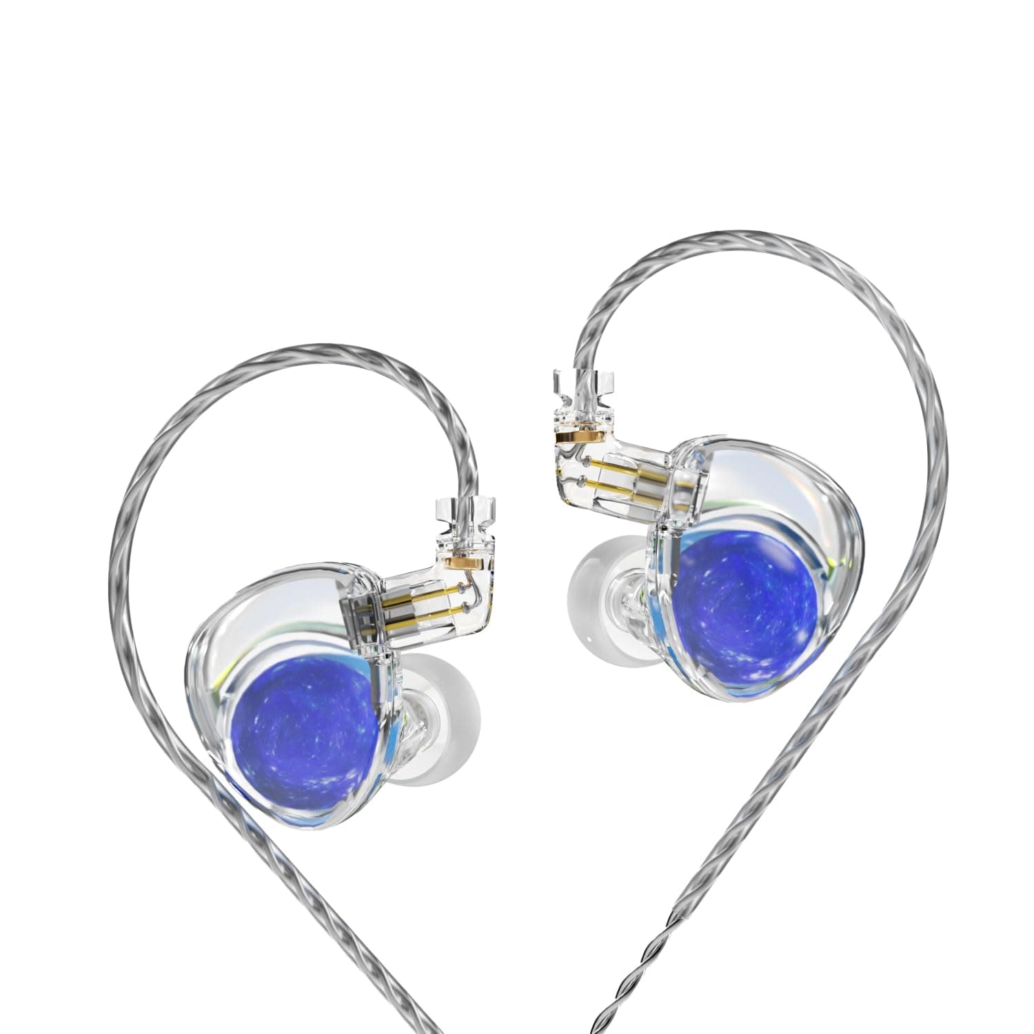 Amazon Basics Pro Series Type C Wired Earphones | HiFi Stereo Sound | Dual Magnetic Circuit Dynamic Driver | Resin Inlay & Metal Finish | 112 dB Sensitivity | For Audiophiles & Musicians | White- Blue