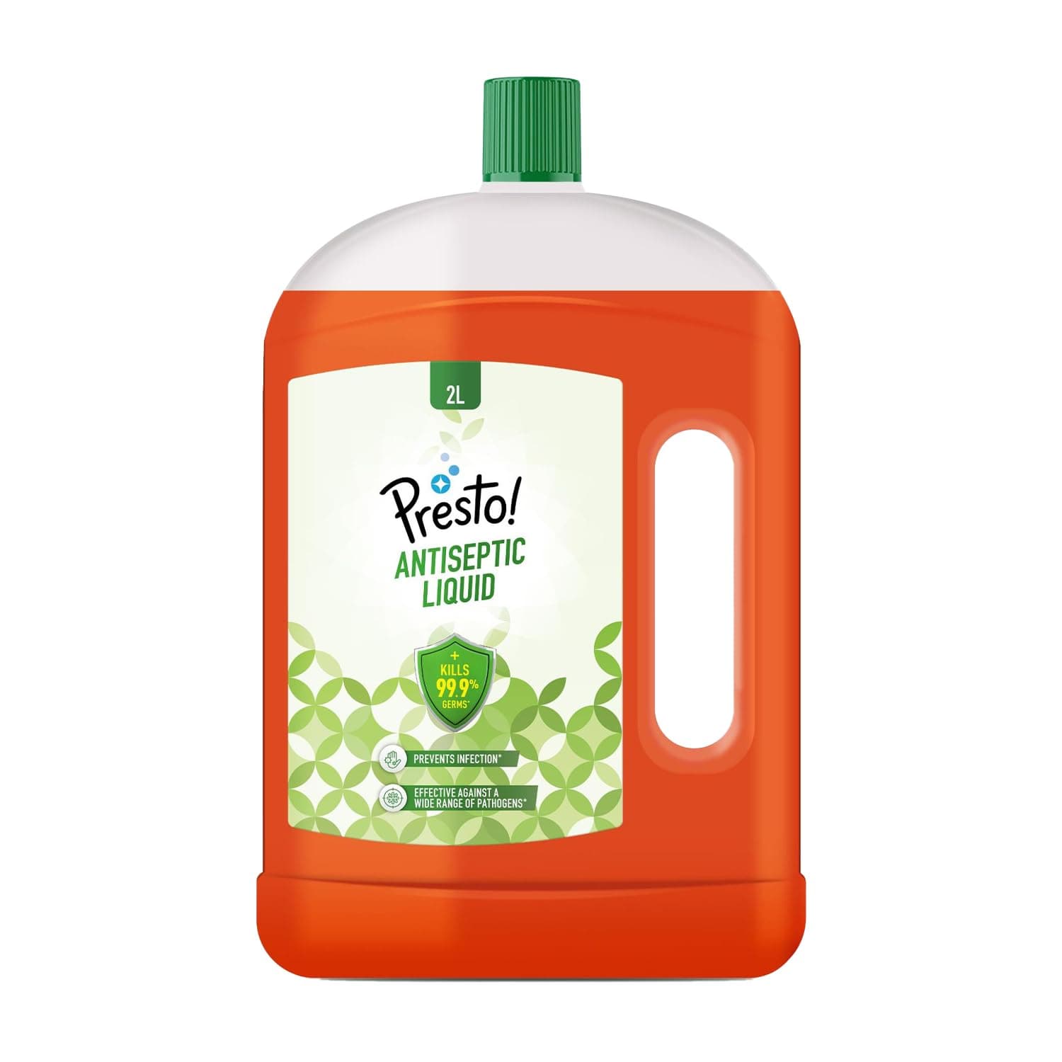 Amazon Brand – Presto! Antiseptic Liquid for First Aid, Personal Hygiene & Surface Disinfection, Multipurpose Household Antiseptic | 2 L