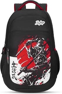 Skybags Kenshi 34L Casual Backpack for Boys & Girls with 3 Compartments & Adjustable Shoulder Strap | Quick Access Front Pocket | Rain Cover | Perfect for School & Travel - Unisex