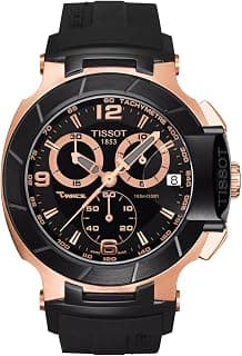 T-Race Chronograph Black Dial Men's Watch T048.417.27.057.06