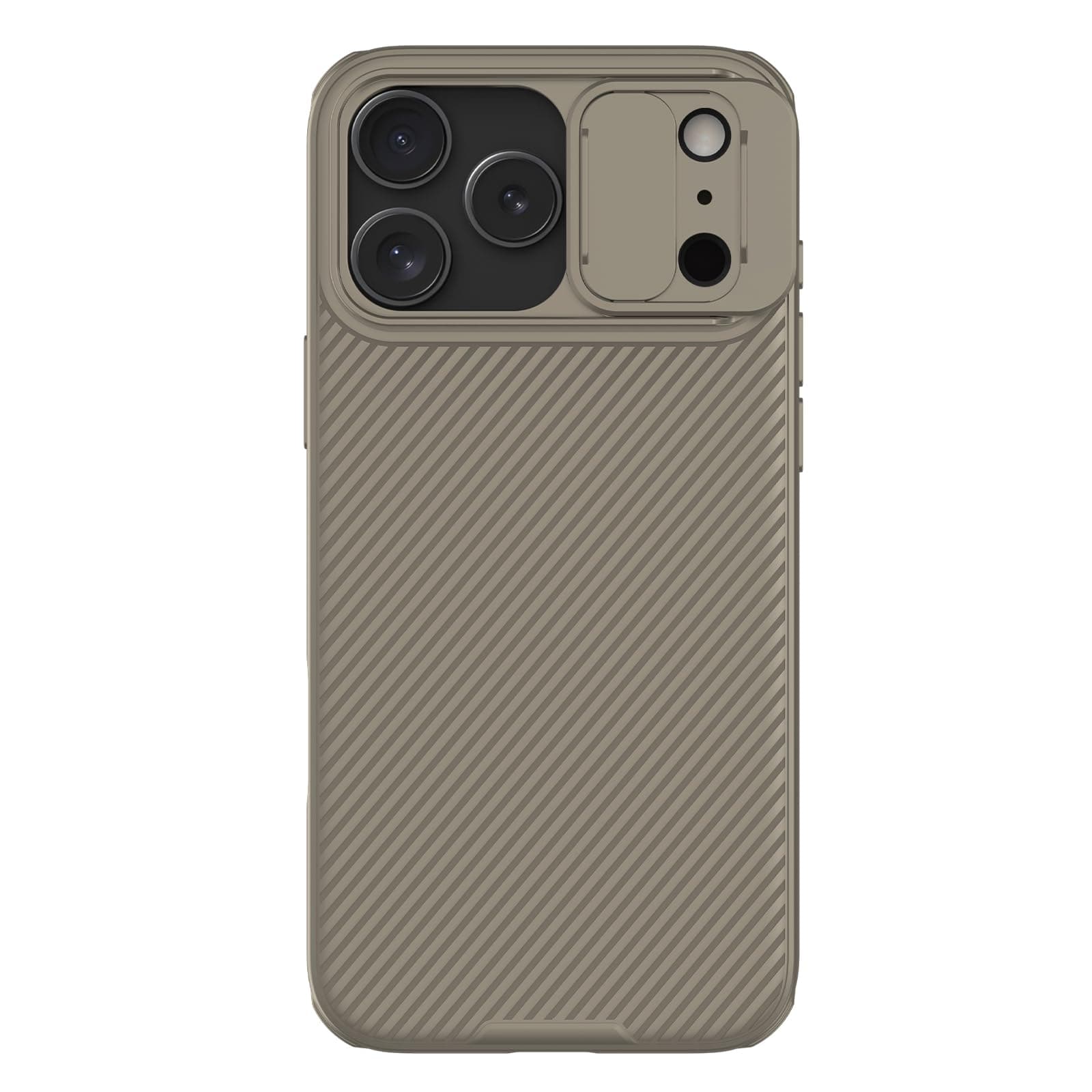 PRITO Nilkin® Classic Series for iPhone 17 Pro Max Case with Camera Cover, [Camera Lens Protector] [Scratch-Resistant] [360 Full Protection] Shockproof Slim Phone Case, (Gold, 17 Pro Max)