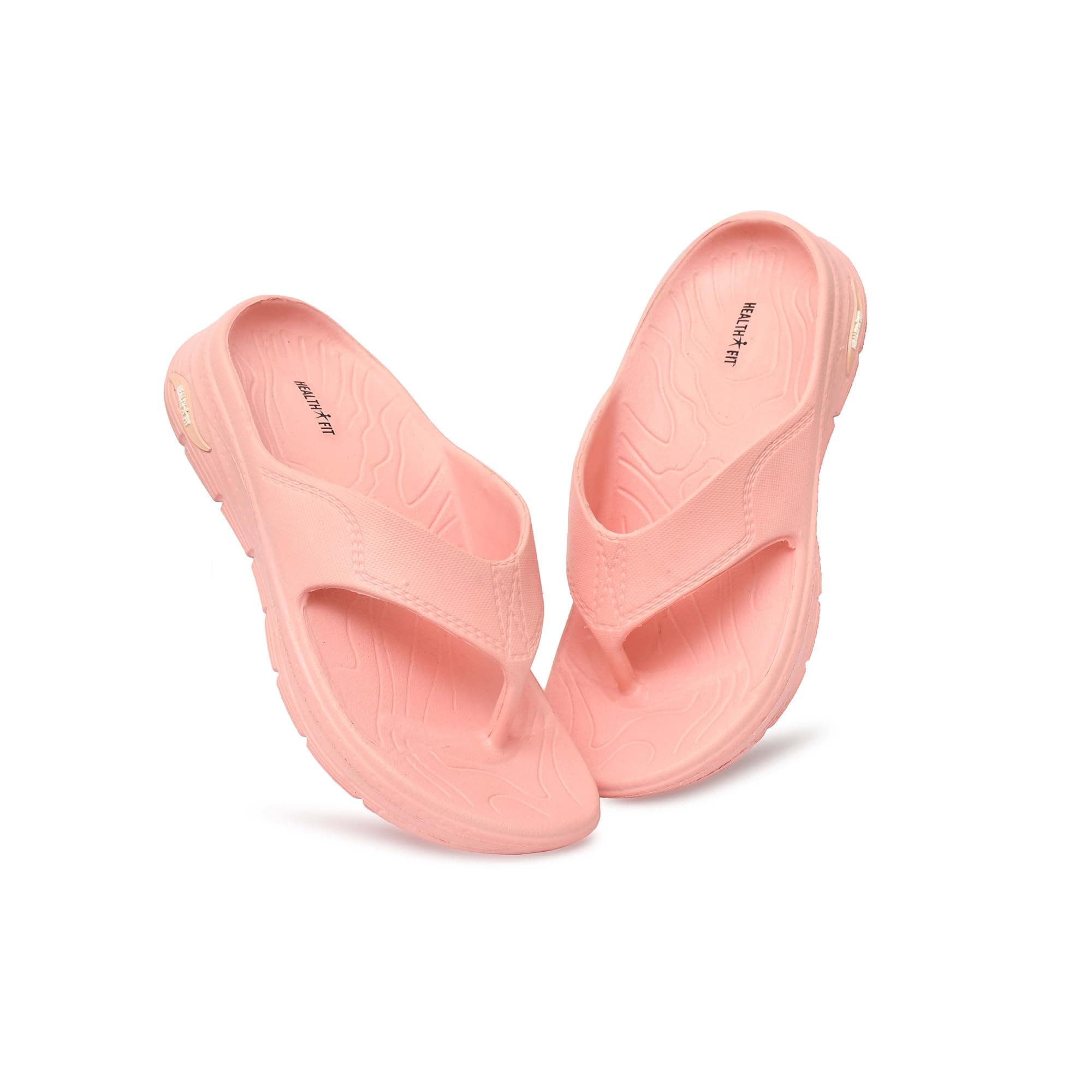 HEALTH FIT SUPER SOFT Women's Flip-Flops Women's & Girl's Slippers | Comfortable & Lightweight | Soft Foot Massager | OUT Door & IN Door Flip-Flops Slipper INDIGO