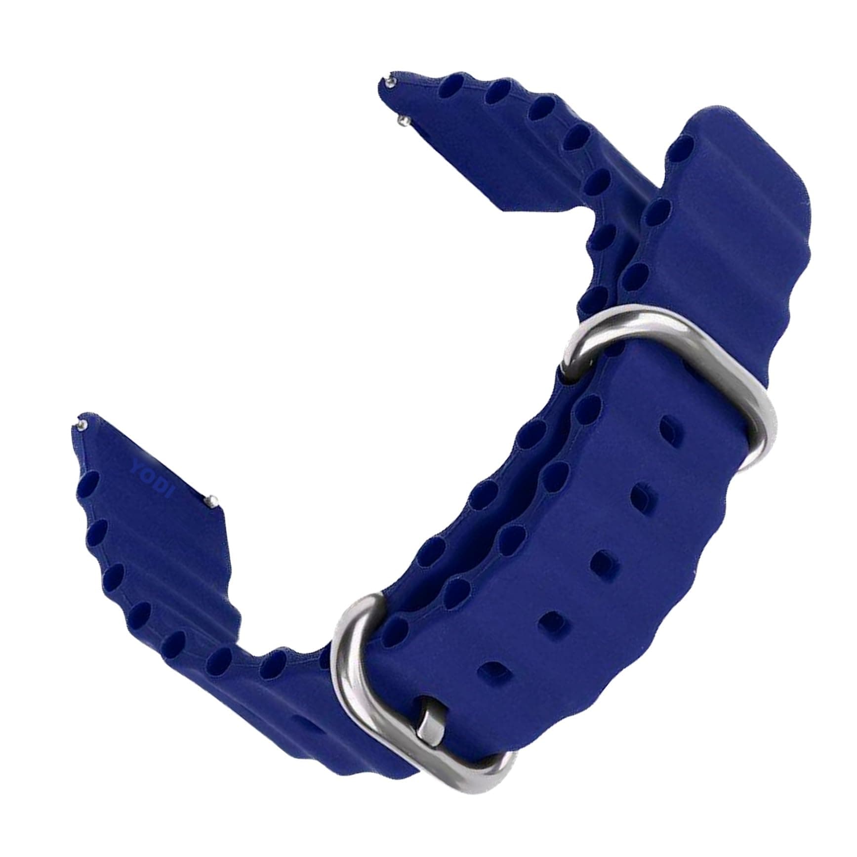 YODI Ocean Watch Band for Apple || Boat || Noise || Samsung || Amazfit || Fireboltt || Realme || Redmi || Zebronics Smartwatch, Silicone Replacement Strap for Men Women