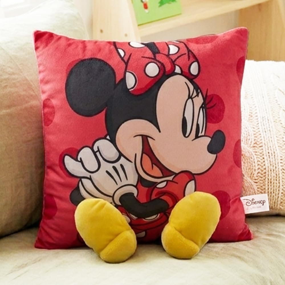 Mirada Mickey Plush Toy with Legs – Soft Stuffed Toy, Cute Pillow for Kids, Birthday Gift for Boys & Girls, Licensed Disney Decor – 35cm