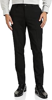 Amazon Brand - Symbol Men's Stretchable Formal Pants | Trousers (Slim Fit)