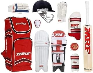 Layan Sports Grand Edition (Genius) VK-18 Virat Kolhi Complete Cricket Kit ((Size 5 (Ideal for 12-17 Year)))