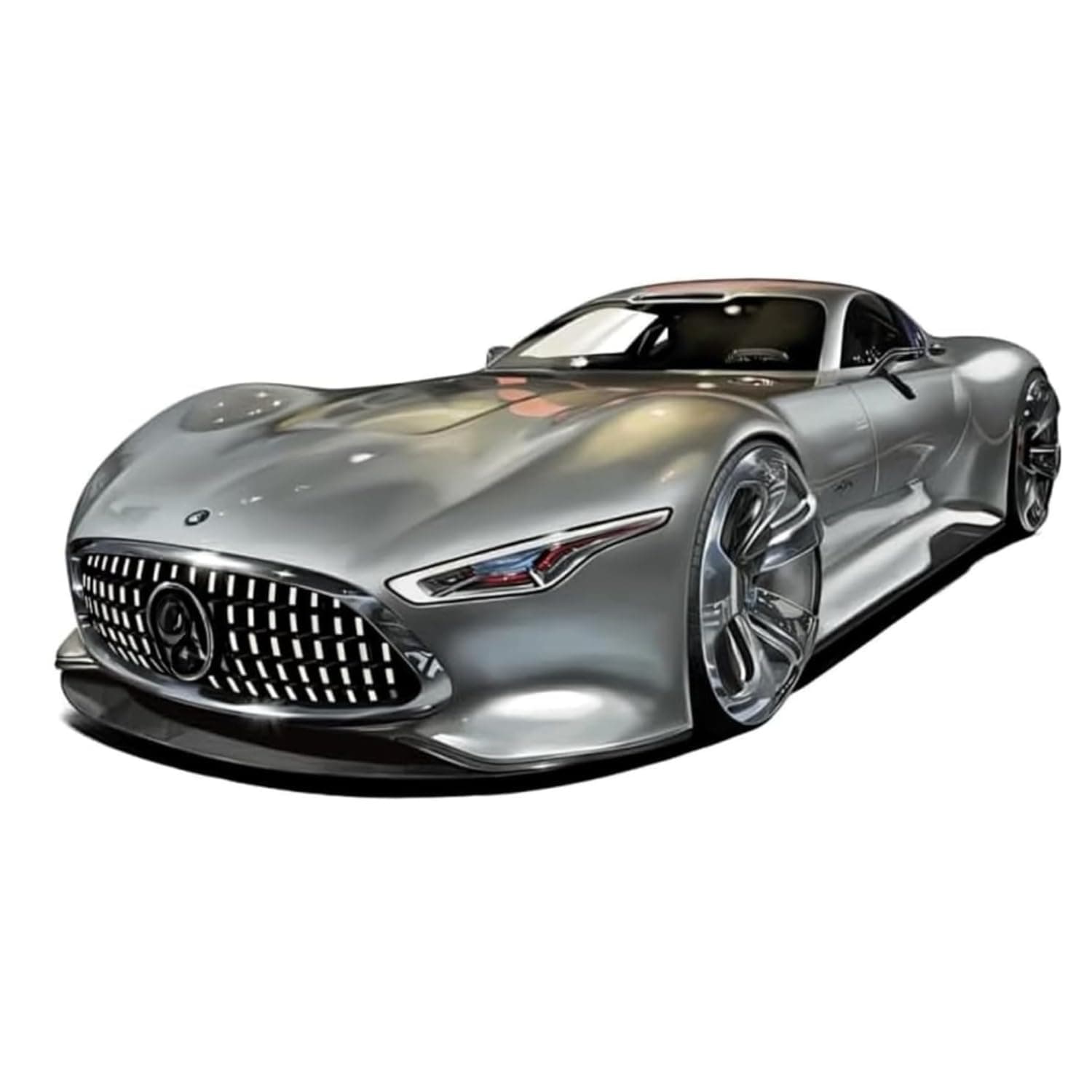 Mashes Mercedes Benz Gran Turismo SUV Car 1:32 Scale Model Car Exclusive Alloy Metal Pull Back Die-cast Diecast Metal Pullback Toy Openable Doors & Light Music Best Gifts Kids【Colors as Per Stock 】