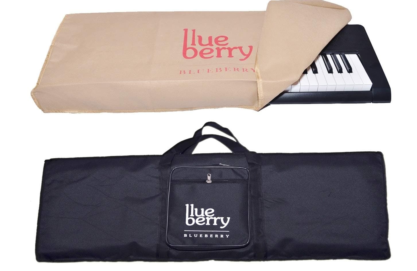 Blueberry KB50 Padded Keyboard Bag & Dust Cover Compatible with Casio CT-X700 Keyboard(BLACK)