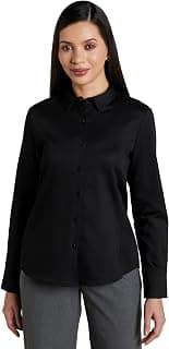Symbol Premium Women's Cotton Stretch Formal Shirt | Full Sleeve Button-Down | Regular Fit | Office-Wear | Desk-to-Dinner (Available in Plus Sizes)