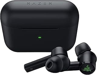 Razer Hammerhead Bluetooth Truly Wireless In Ear Gaming Earbuds, Thx Certified - Advanced Hybrid Active Noise Cancellation - 60Ms Low-Latency - Touch Enabled -With Mic - (Classic Black)