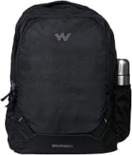 Wildcraft Alpha Casual Standard Backpack With 3 Compartments 45L (12956) (Black) (Large Size)