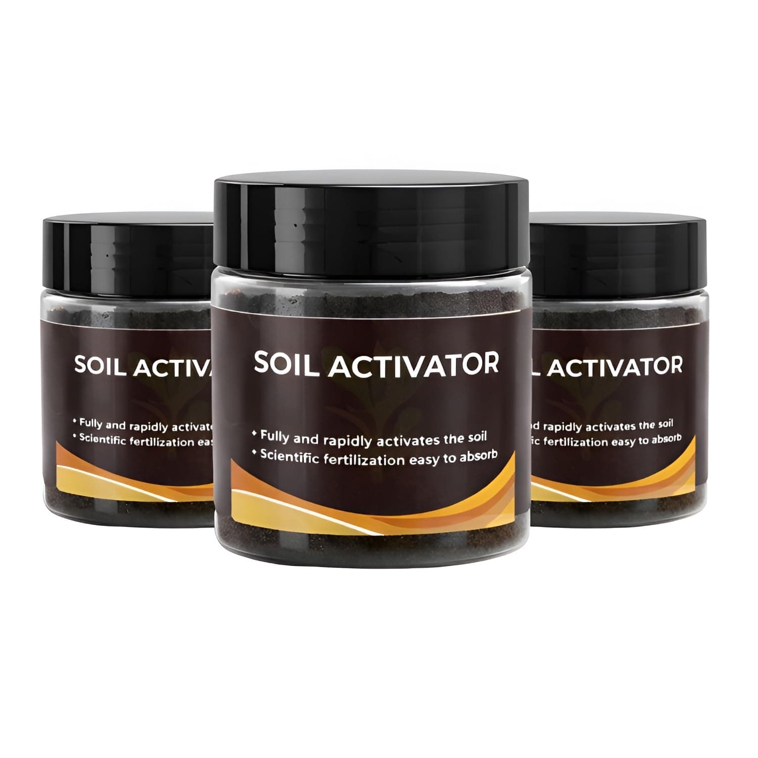 Soil Activator (Each 60gm, Pack of 3)| Improves Soil & Root Support | Suitable for Indoor & Outdoor Plants | for Pots, Gardens & Home Plants | Easy to Use