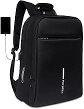 FUR JADEN Anti Theft Number Lock Backpack Bag with 15.6 Inch Laptop Compartment, USB Charging Port & Organizer Pocket for Men Women Boys Girls