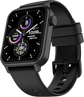 Noise Noise Pulse Hyper Smart Watch with 21 Days Battery, 1.85" Display, AI Watch Faces, 100+ Sports Modes, Health Suite, SpO2 & Heart Rate Monitor, 1ATM Water Resistant(Jet Black)