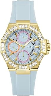 GUESS Round 39mm Blue Dial Analog Women Watch - GW0695L1