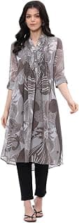 BIBA Women Polyester A Line Printed Kurta