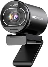eMeet S600 4K Webcam for Streaming - Sony 1/2.5'' Sensor, PDAF Autofocus, 1080P@60FPS, 2 Noise Reduction Mics, Built-in Privacy Cover, 40°-73° FOV, Streaming Camera for Live Commerce, Gaming, Beauty