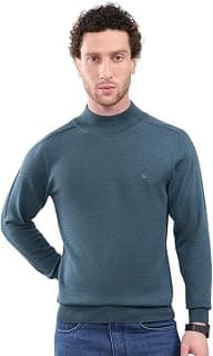 Monte Carlo Mens Regular Fit Full Sleeve T Neck Pullover | Warm Woolen Sweater for Men |Soft Comfortable Knitted Winter Wear for Men (Pack of 1)