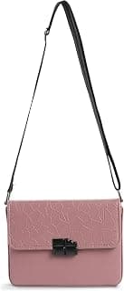 Caprese Paulina Medium Sling Bag for Women with Adjustable Strap for Comfortable Wear | Flap with Magnetic Button Closure | Versatile Handbag for Everyday Use, Travel, & Special Occasions