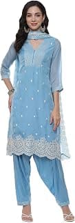 BIBA Women Biba Women Embroidery Straight Suit Set