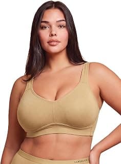 Van Heusen Women’s Cotton Minimiser Bra | Non‑Padded | Wireless | Full‑Coverage | Reduces bust size by 1.5inches | Double‑Lined laminated cups for superior hold | High‑Stretch Cotton | Anti‑Bacterial Tech | Keeps you dry and Fresh | Sweat Absorbent | Fabric Straps for better support | Style 22011