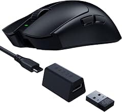Razer Viper V3 Pro SE Wireless Gaming Mouse: 54g Lightweight - 1K Polling Dongle - 35K DPI Optical Sensor - Gen3 Optical Switches - Symmetrical Shape - 8 Programmable Controls - 95 Hr Battery - Black